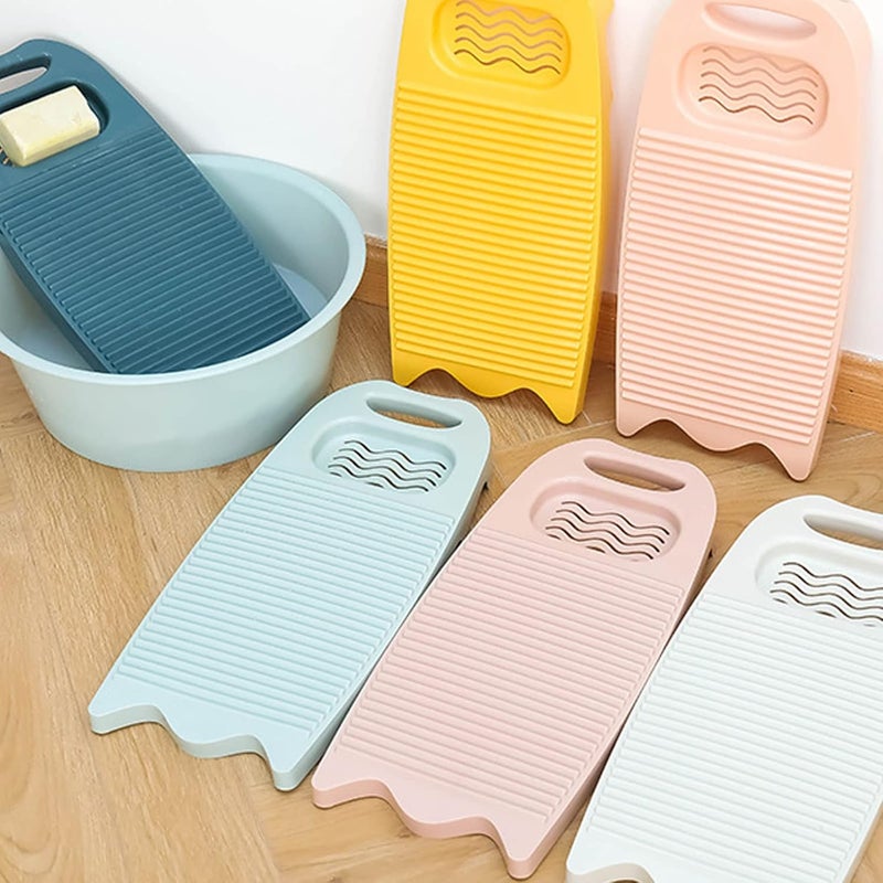 Cansybil Non-Slip Laundry Washing Board, Household Washboard, Hand Wash Board, Manual Wash Clothes Laundry Pad Scrubbing Board for Household(15.7x8.07x1.06inches) (A-White) - Image 4